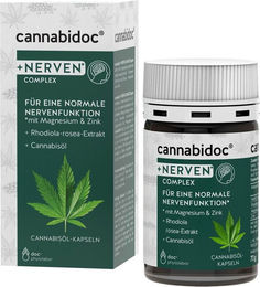 cannabidoc +NERVEN COMPLEX Kapseln von guterrat Gesundheitsprodukte GmbH & Co. KG – Bild 1 von 1