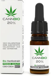 CANNBIO CBD Tropfen 20 % Bio ohne Zusatzstoffe – Bild 1 von 1