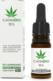 CANNBIO CBD Tropfen 5 % Bio ohne Zusatzstoffe – Bild 1 von 1