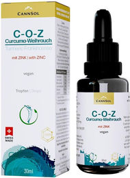 Cannsol Curcuma Weihrauch Zink Tropfen mit standardisiertem Extrakt 30 ml – Bild 1 von 1