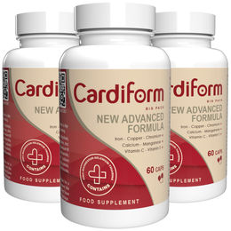 Cardiform Kapseln vegan pflanzlich ohne Zusatzstoffe 180 Stück – Bild 1 von 2