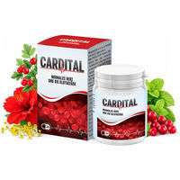 Produktbild von Cardital Nahrungsergänzungsmittel mit Cranberry-Extrakt, Magnesium und L-Arginin in Kapseln, glutenfrei und laktosefrei
