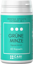 CARI Nutrition Grüne Minze Kapseln Spearmint 60 Stück – Bild 1 von 1