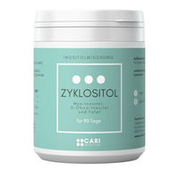 Produktbild von CARI Nutrition Inositol Pulver mit Folsäure vegan und glutenfrei für Frauen und Schwangere & Stillende