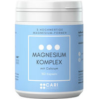 Produktbild von CARI Nutrition Magnesium Komplex 180 Kapseln vegan glutenfrei laktosefrei für Sportler sowie Schwangere und Stillende