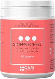CARI Nutrition Stoffwechsel+ Kapseln mit L-Carnitin und Cholin vegan ohne Zusatzstoffe 60 Stück – Bild 1 von 2