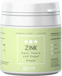 CARI Nutrition Zinkbisglycinat mit L-Histidin 25 mg Kapseln für Frauen – Bild 1 von 1