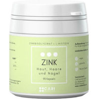 Produktbild von CARI Nutrition Zinkbisglycinat mit L-Histidin 25 mg Kapseln für Frauen
