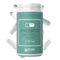 Produktbild von CARI Nutrition Zyklositol Kapseln mit Inositol und Folsäure vegan und glutenfrei für Frauen