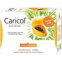 Produktbild von Caricol Sticks mit Papain Bio zuckerfrei ohne Zusatzstoffe