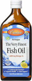 Carlson Labs Fischöl Zitrone 500 ml Flüssig glutenfrei – Bild 1 von 1