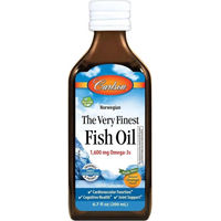 Produktbild von Carlson Labs The Very Finest Fish Oil Fischöl als Flüssigkeit 200 ml