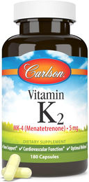 Carlson Labs Vitamin K2 MK-4 5 mg Kapseln 180 Stück – Bild 1 von 2