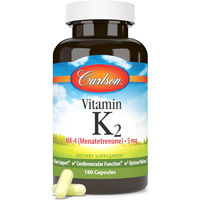 Produktbild von Carlson Labs Vitamin K2 MK-4 5 mg Kapseln 180 Stück