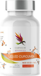 Carnium Botanicals Liquid Curcumin mit Vitamin C und Vitamin D 30 Kapseln – Bild 1 von 3
