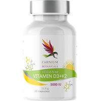 Produktbild von CARNIUM BOTANICALS Vitamin D3+K2 Kapseln mit Flechten vegan