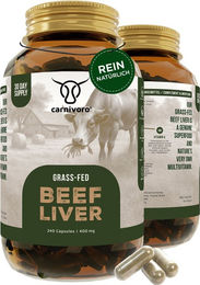 Carnivoro Grass Fed Beef Liver Bio Kapseln ohne Zusatzstoffe 240 Stück – Bild 1 von 4