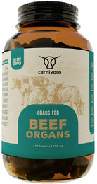Carnivoro Grass Fed Beef Organs Bio Kapseln ohne Zusatzstoffe für Frauen 240 Stück – Bild 1 von 2