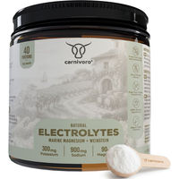Produktbild von carnivoro Natürliche Elektrolyte Pulver zuckerfrei und ohne Zusatzstoffe Neutral 180 g