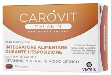 CAROVIT Melanin Sonnenschutzprogramm glutenfrei 20 Kapseln – Bild 1 von 1