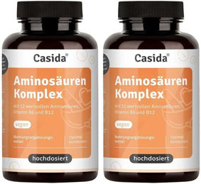 Casida Aminosäuren Komplex Tabletten vegan ohne Zusatzstoffe 180 Stück – Bild 1 von 3
