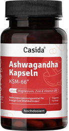 Casida Ashwagandha KSM-66 hochdosiert Kapseln 90 Stück – Bild 1 von 5