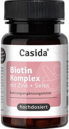 Casida Biotin Komplex 10 mg mit Zink und Selen Tabletten vegan 180 Stück – Bild 1 von 5