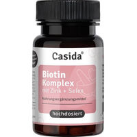 Produktbild von Casida Biotin Komplex 10 mg mit Zink und Selen Tabletten vegan 180 Stück