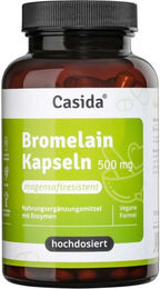 Casida Bromelain Kapseln vegan ohne Zusatzstoffe 120 Stück – Bild 1 von 4
