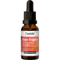 Produktbild von Casida Eisen Tropfen mit Vitaminen für Kinder ohne Zusatzstoffe 20 ml