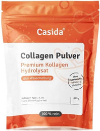 Casida Kollagen Pulver Kollagen Hydrolysat Peptide Rind 480 g glutenfrei laktosefrei ohne Zusatzstoffe – Bild 1 von 5