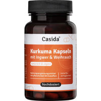 Produktbild von Casida Kurkuma Ingwer Weihrauch hochdosierte Kapseln 90 Stück