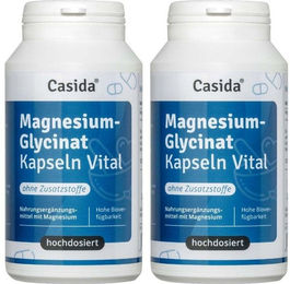 Casida Magnesiumbisglycinat Kapseln vegan zuckerfrei 120 Stück – Bild 1 von 1