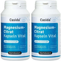Produktbild von Casida Magnesiumcitrat Kapseln Vital zuckerfrei und ohne Zusatzstoffe für Erwachsene 120 Stück