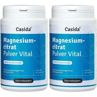 Produktbild von Casida Magnesiumcitrat Pulver Vital zuckerfrei laktosefrei glutenfrei ohne Zusatzstoffe