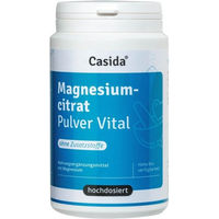 Produktbild von Casida Magnesiumcitrat Vitalpulver 200 g zuckerfrei laktosefrei glutenfrei ohne Zusatzstoffe