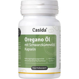 Casida Oregano Öl mit Schwarzkümmelöl Kapseln Kräuter-Komplex glutenfrei laktosefrei ohne Zusatzstoffe 60 Stück – Bild 1 von 3