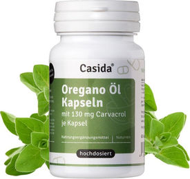 Casida Oregano Öl Kapseln hochdosiert 60 Stück glutenfrei und laktosefrei – Bild 1 von 3