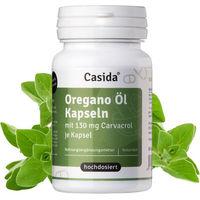 Produktbild von Casida Oregano Öl Kapseln hochdosiert 60 Stück glutenfrei und laktosefrei