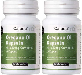 Casida Oregano Öl Kapseln laktosefrei und glutenfrei ohne Zusatzstoffe 60 Stück – Bild 1 von 1