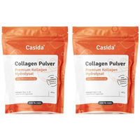 Produktbild von Casida Premium Kollagen Pulver 480g - Bioaktives Kollagen Hydrolysat aus Rind (Typ I, II, III) glutenfrei und laktosefrei