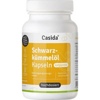 Produktbild von Casida Schwarzkümmelöl Kapseln 3000 mg, 180 Stück, laktosefrei, glutenfrei und ohne Zusatzstoffe