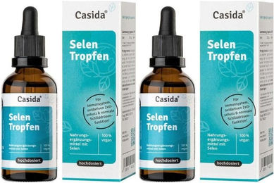 Casida Selen Tropfen mit Natriumselenit vegan laktosefrei und glutenfrei – Bild 1 von 3