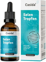 Casida Selen Tropfen mit Natriumselenit vegan und ohne Zusatzstoffe – Bild 1 von 3