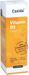 Casida Vitamin D3 Tropfen 5000 I.E. vegetarisch ohne Zusatzstoffe 50 ml – Bild 1 von 3