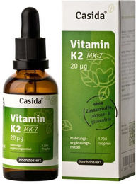 Casida Vitamin K2 MK-7 Tropfen vegan 50 ml ohne Zusatzstoffe – Bild 1 von 4