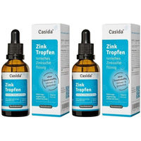 Produktbild von Casida Zink Tropfen vegan laktosefrei und glutenfrei