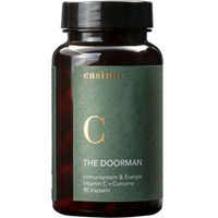 Produktbild von CASIMIR Vitamin C und Curcuma Bio Kapseln mit natürlichem Acerola und Hagebutte für Frauen, Schwangere und Stillende