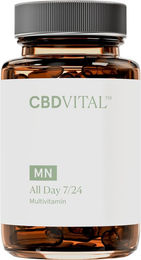 CBD VITAL All Day 7/24 Multivitamin Komplex Kapseln vegan glutenfrei laktosefrei 60 Stück – Bild 1 von 2