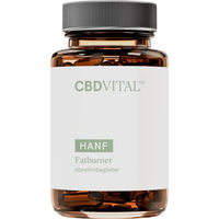 Produktbild von CBD VITAL Fatburner Komplex Kapseln mit Grünem Kaffeeextrakt und B-Vitaminen vegan glutenfrei laktosefrei 60 Stück